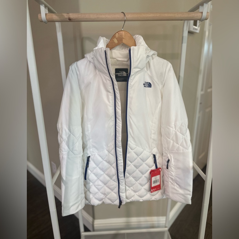 The North Face Women's Quilted White Ski Jacket